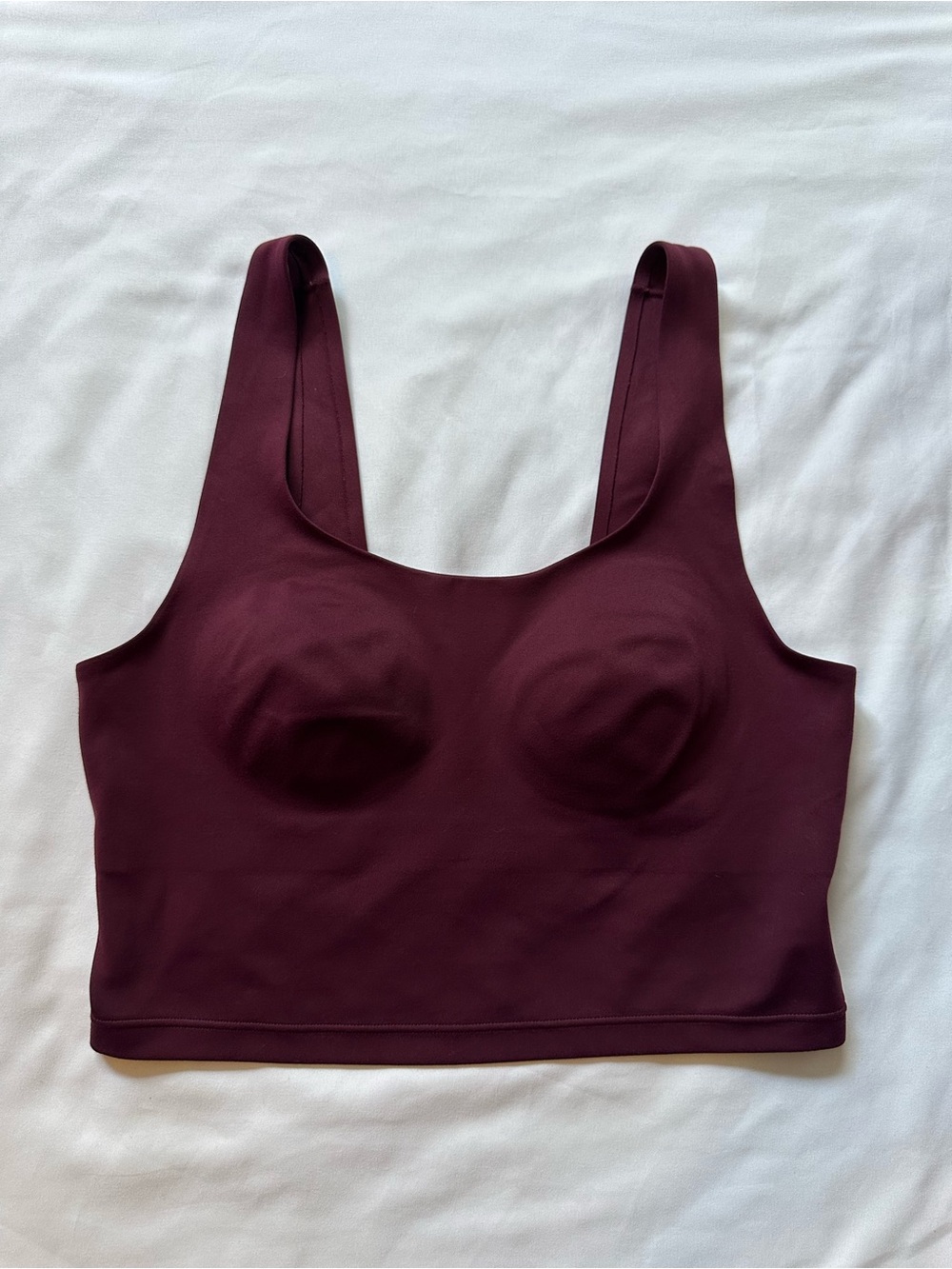 Victoria's Secret PINK Burgundy Tank with Built in Bra